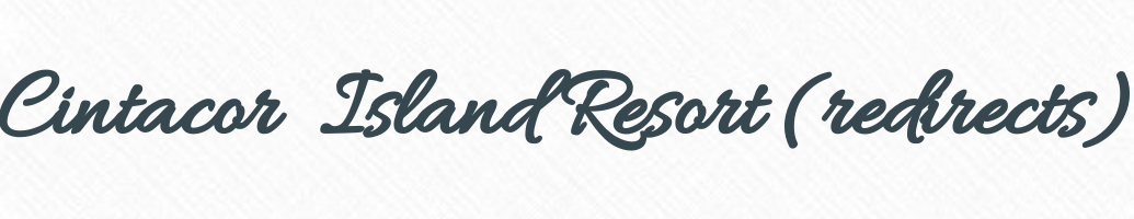 Cintacor Island Resort (redirects)  crossword